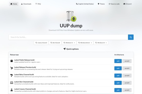 UUP dump